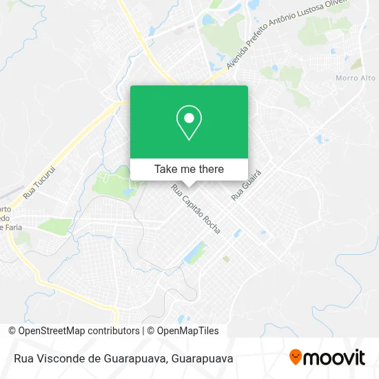 Rua Visconde de Guarapuava map