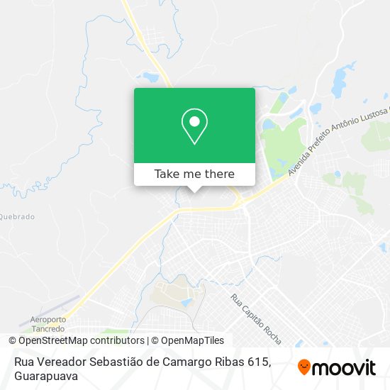 Rua Vereador Sebastião de Camargo Ribas 615 map