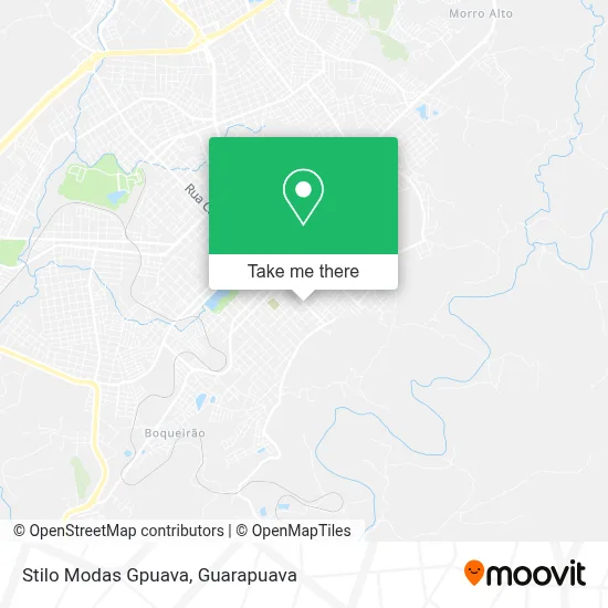 Stilo Modas Gpuava map