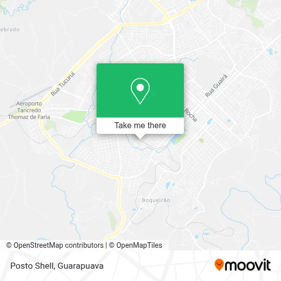 Posto Shell map