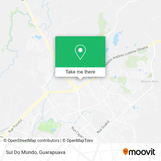 Sul Do Mundo map
