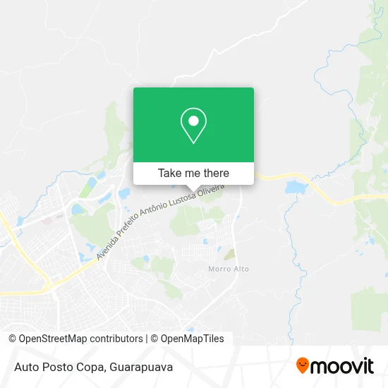 Auto Posto Copa map