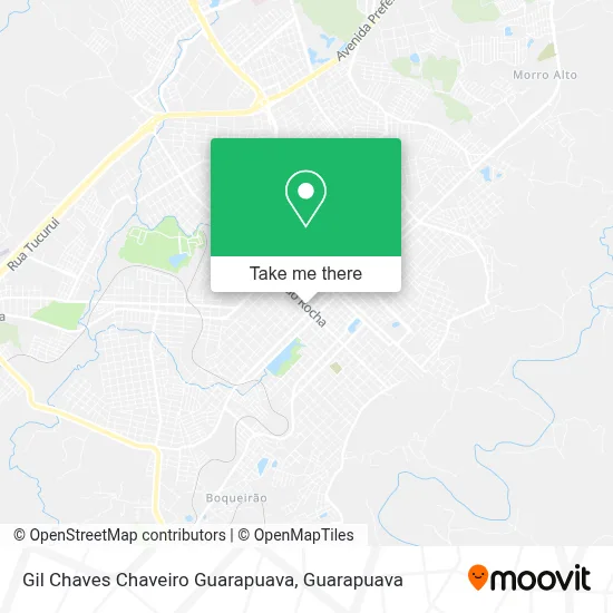 Gil Chaves Chaveiro Guarapuava map