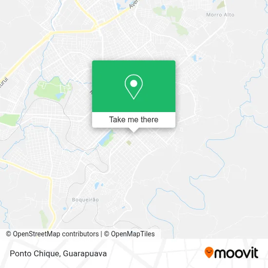 Ponto Chique map