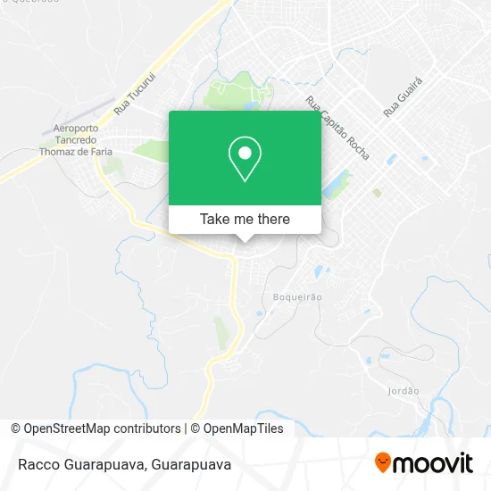 Racco Guarapuava map