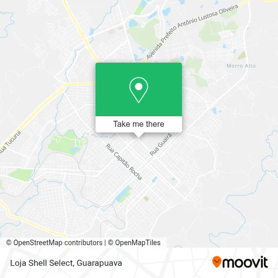 Loja Shell Select map