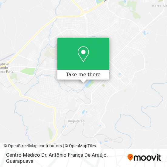 Centro Médico Dr. Antônio França De Araújo map