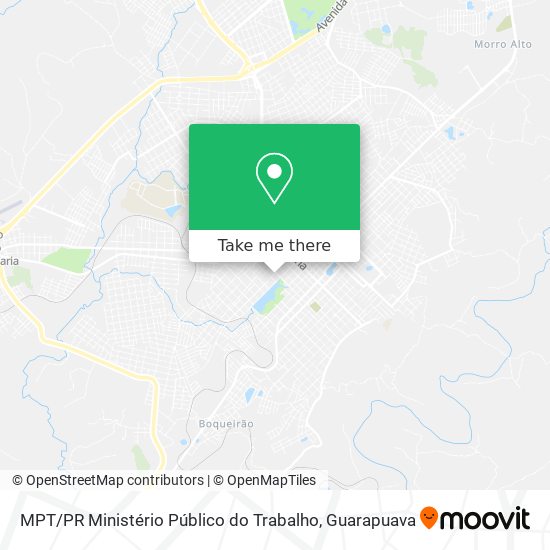 MPT / PR Ministério Público do Trabalho map