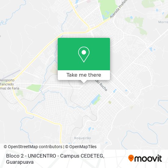 Bloco 2 - UNICENTRO - Campus CEDETEG map