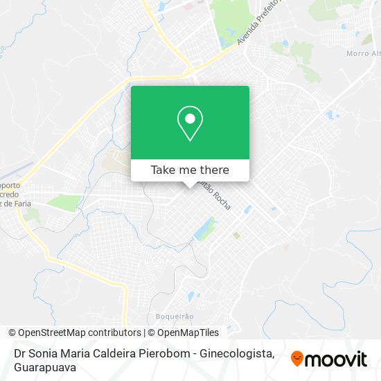 Dr Sonia Maria Caldeira Pierobom - Ginecologista map