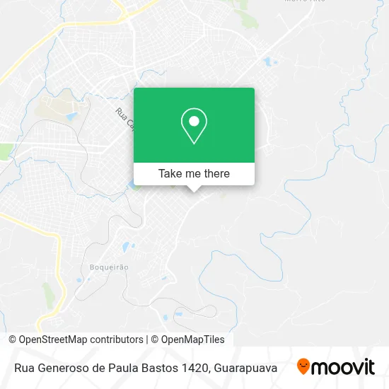 Rua Generoso de Paula Bastos 1420 map