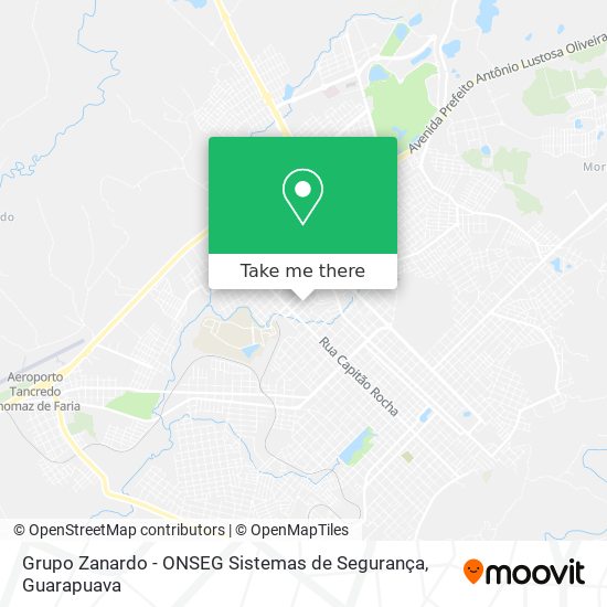 Grupo Zanardo - ONSEG Sistemas de Segurança map