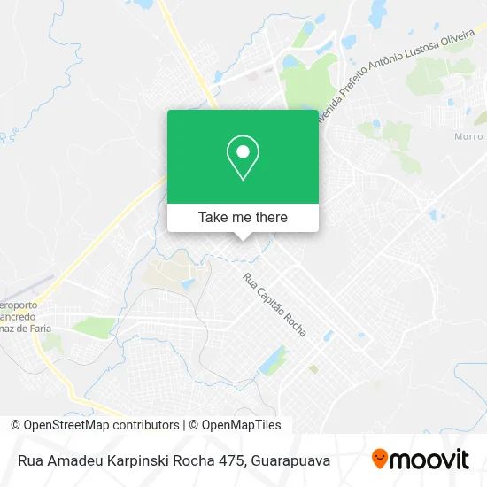 Rua Amadeu Karpinski Rocha 475 map
