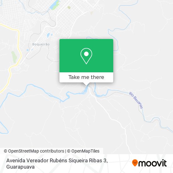 Avenida Vereador Rubéns Siqueira Ribas 3 map