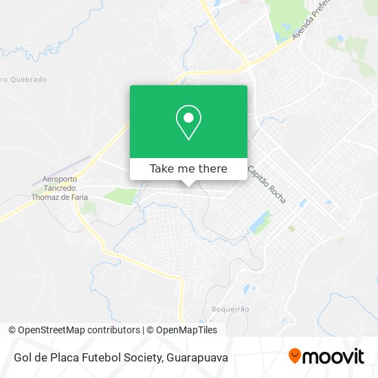 Gol de Placa Futebol Society map