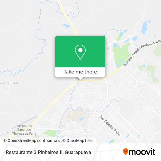 Mapa Restaurante 3 Pinheiros II