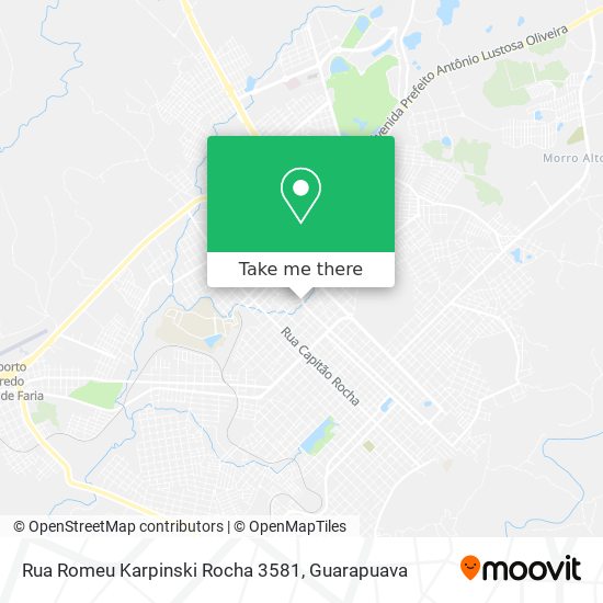 Rua Romeu Karpinski Rocha 3581 map