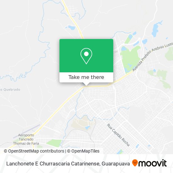 Lanchonete E Churrascaria Catarinense map