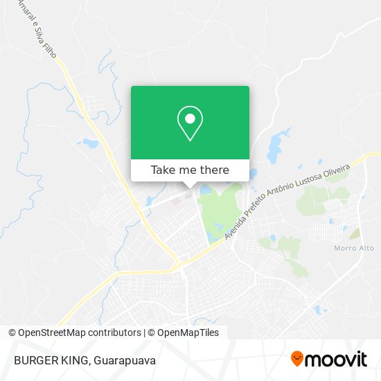 BURGER KING map