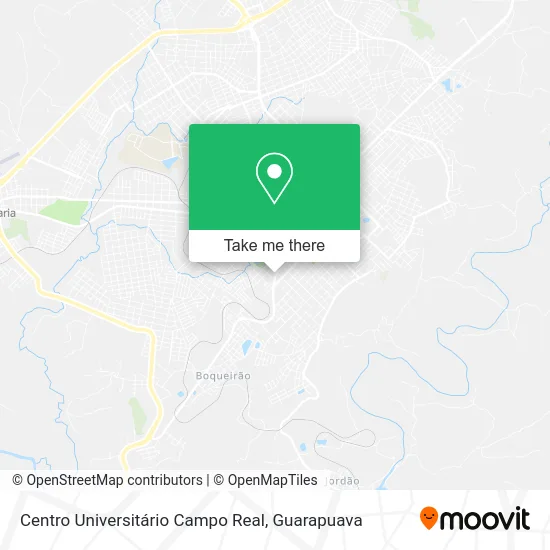 Centro Universitário Campo Real map