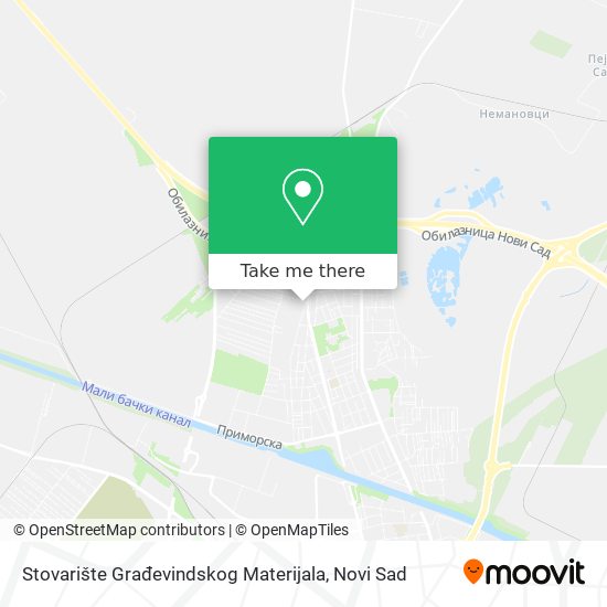 Stovarište Građevindskog Materijala map