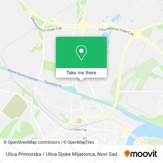 Ulica Primorska / Ulica Djoke Mijatovica map
