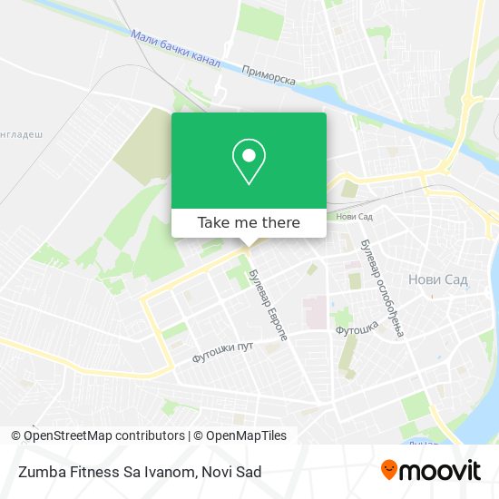 Zumba Fitness Sa Ivanom map