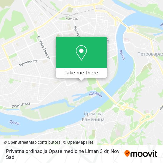 Privatna ordinacija Opste medicine Liman 3 dr map