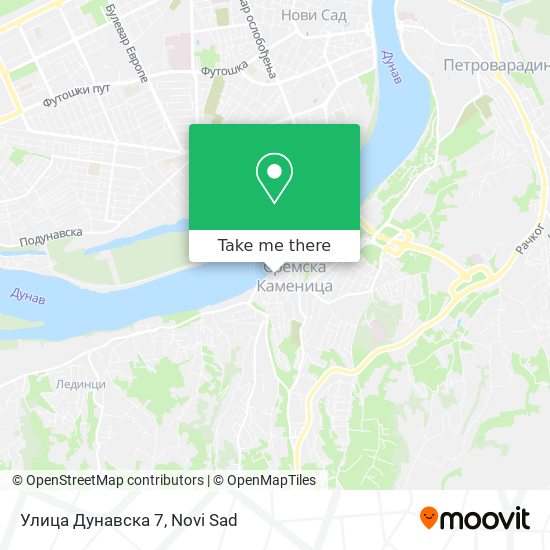 Улица Дунавска 7 map