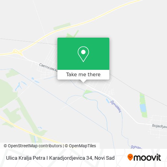 Ulica Kralja Petra I Karadjordjevica 34 map