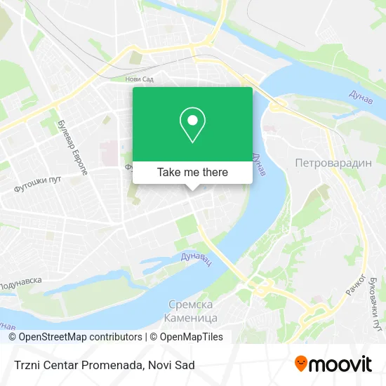 Trzni Centar Promenada map