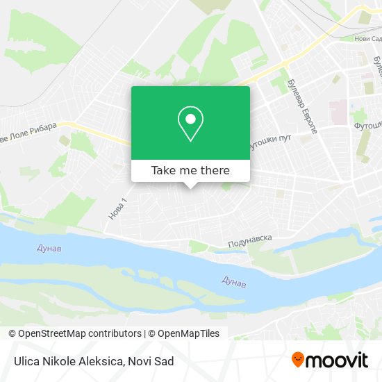 Ulica Nikole Aleksica map