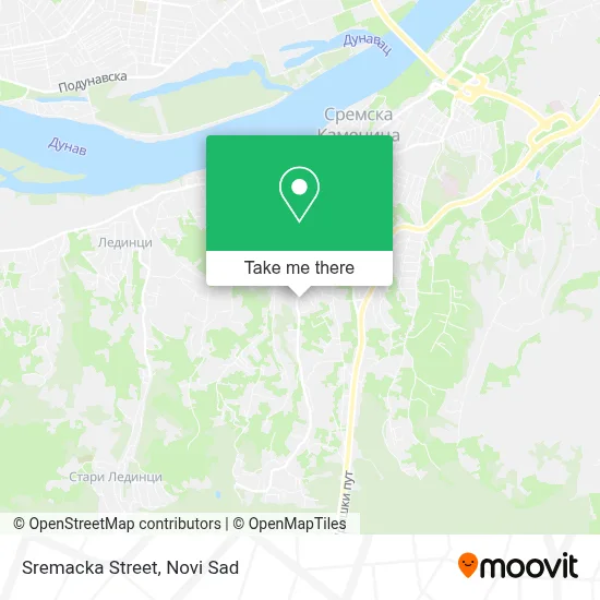 Sremacka Street map