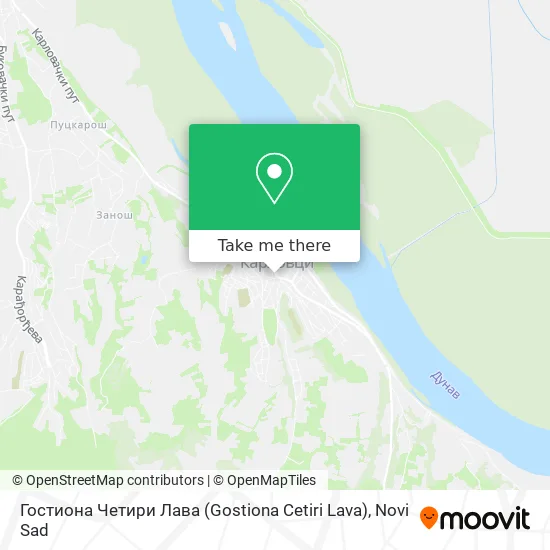 Гостиона Четири Лава (Gostiona Cetiri Lava) map