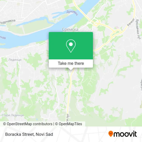 Boracka Street map