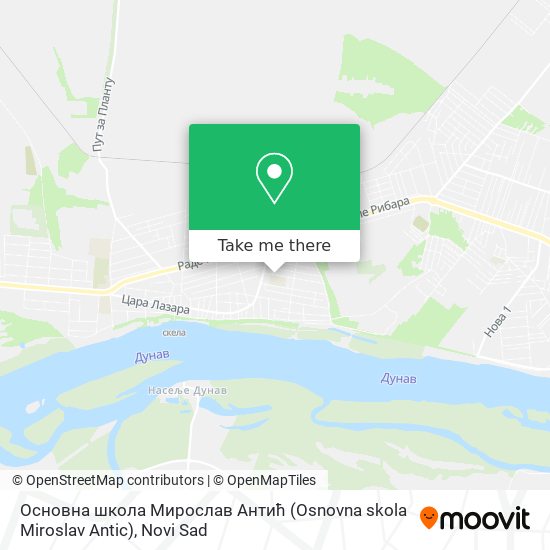 Основна школа Мирослав Антић (Osnovna skola Miroslav Antic) map