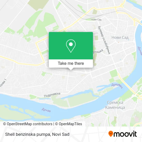 Shell Gas Station map