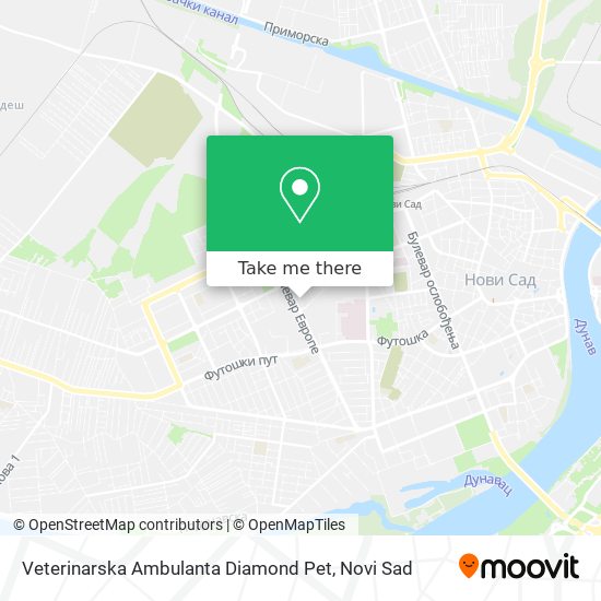 Veterinarska Ambulanta Diamond Pet map