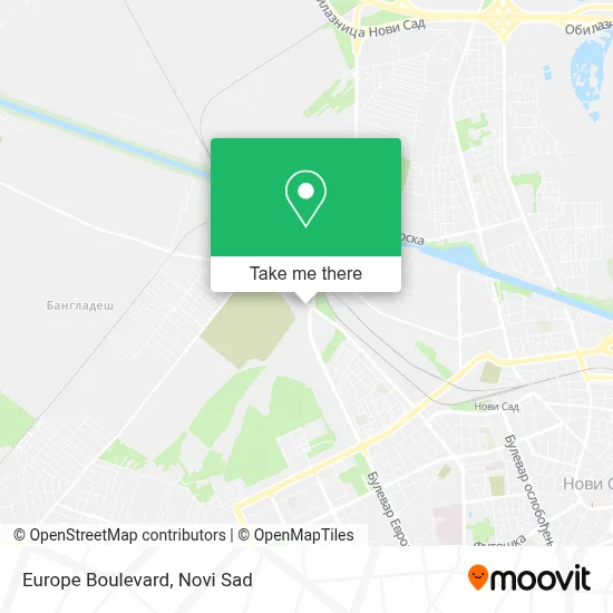 Europe Boulevard map