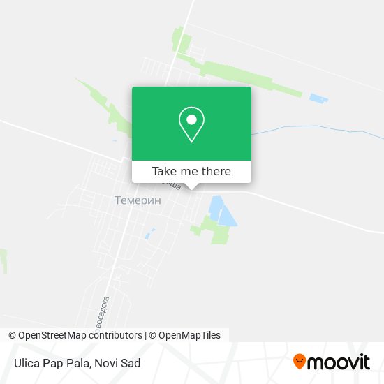 Ulica Pap Pala map