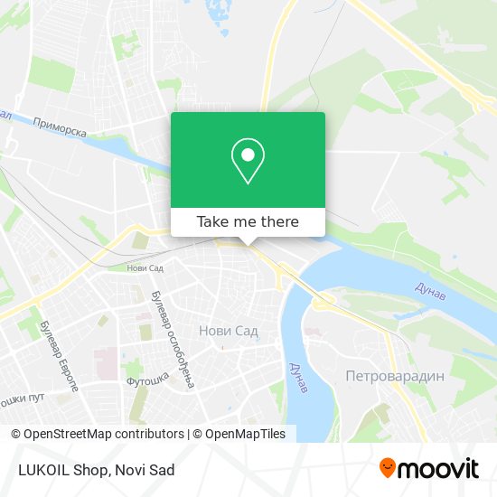 LUKOIL Shop map