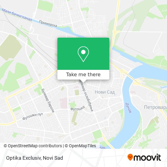 Optika Exclusiv map