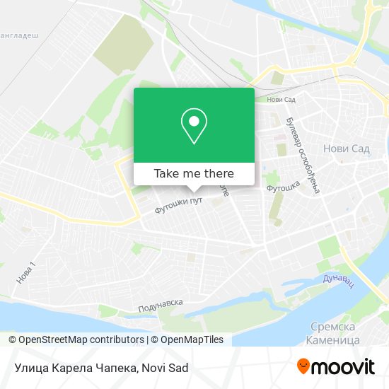 Улица Карела Чапека map