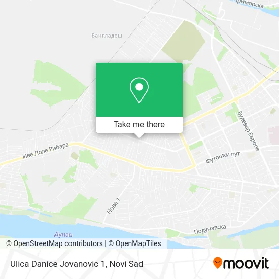 Danice Jovanovic Street 1 map