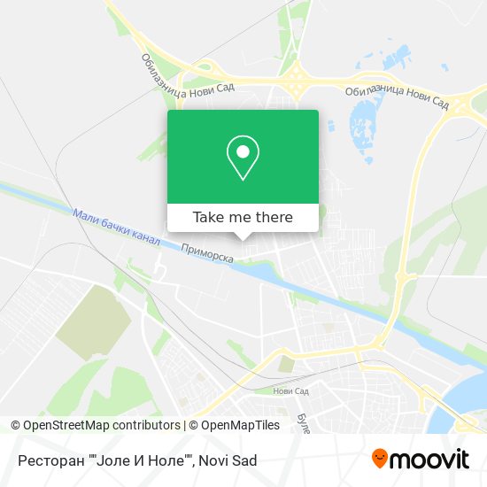 Ресторан ""Јоле И Ноле"" map