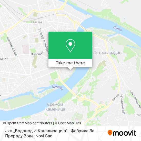 Јкп „Водовод И Канализација“ - Фабрика За Прераду Воде map