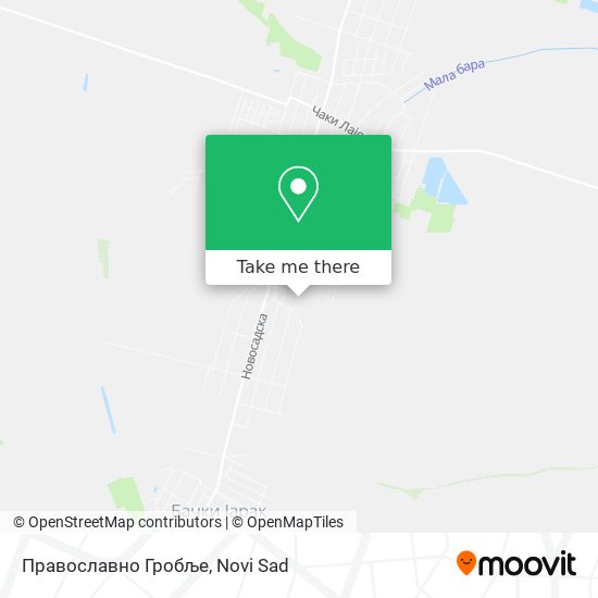 Православно Гробље map