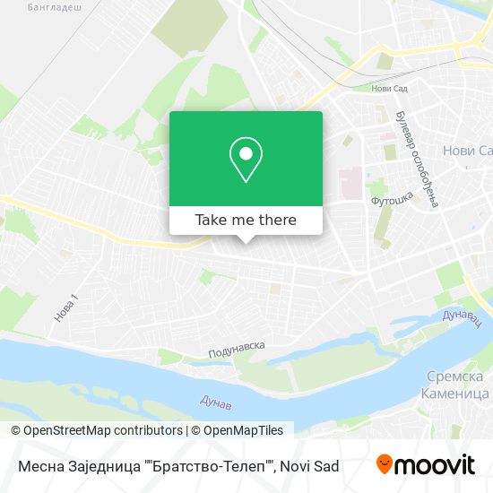 Месна Заједница ""Братство-Телеп"" map