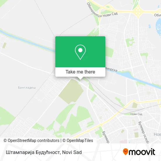 Штампарија Будућност map