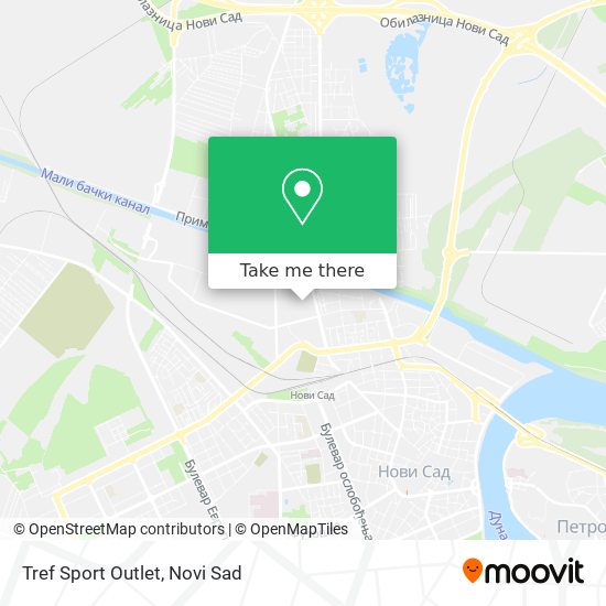 Tref Sport Outlet map